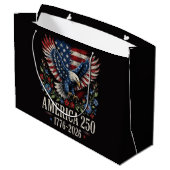 アメリカ鷲250周年記念 ラージペーパーバッグ (裏面アングル)