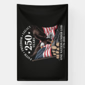 アメリカ鷲250周年記念 横断幕 (縦)
