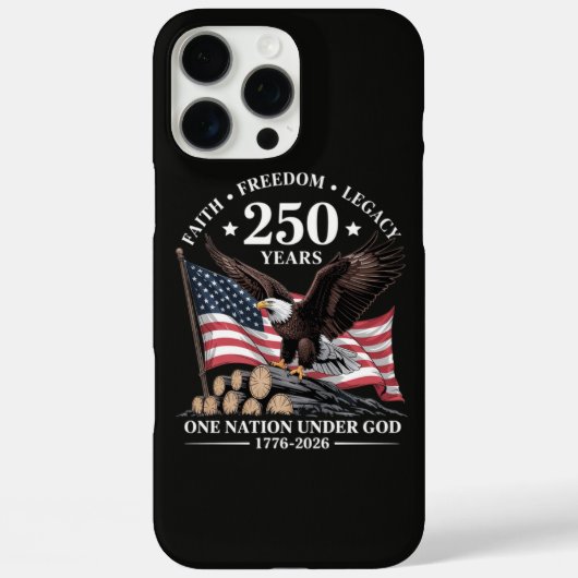 アメリカ鷲250周年記念 Case-Mate iPhoneケース (裏面)