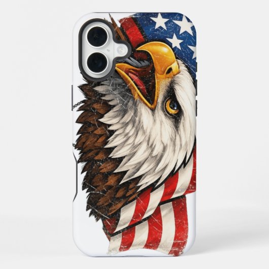 アメリカ鷲 iPhoneケース (裏面)