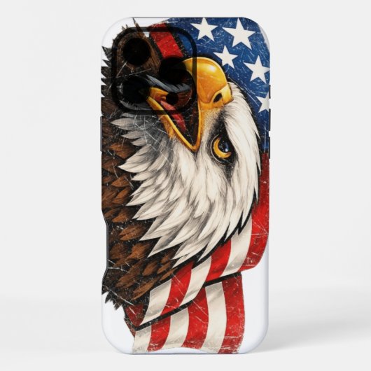 アメリカ鷲 iPhoneケース (裏面)