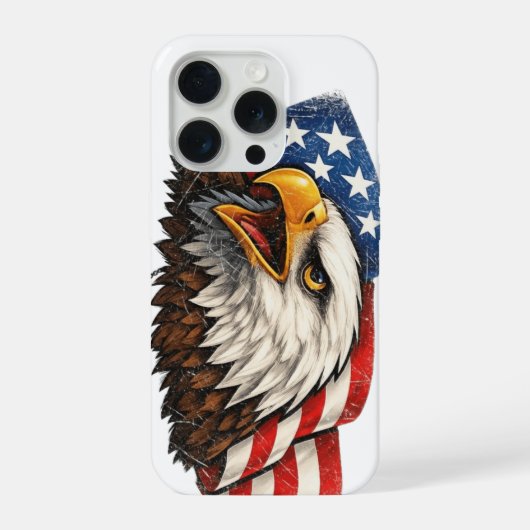 アメリカ鷲 iPhoneケース (裏面)