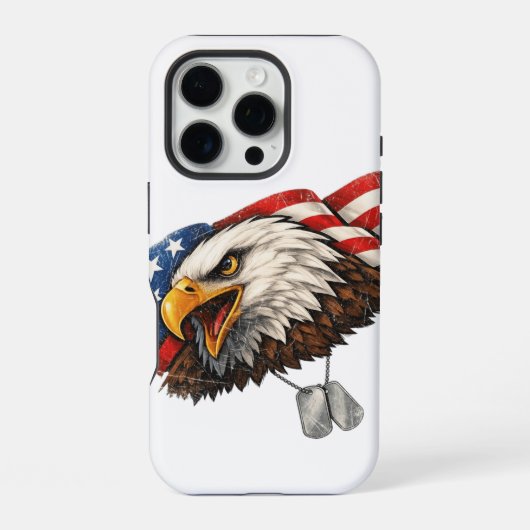 アメリカ鷲 iPhoneケース (裏面)