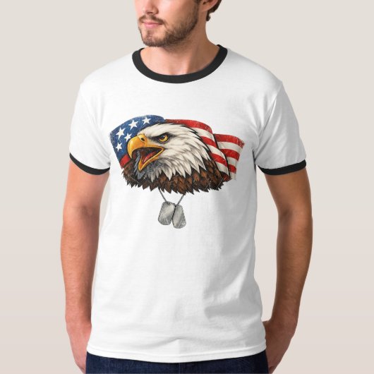 アメリカ鷲 Tシャツ (正面)