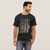 アメリカ鹿狩猟の日常 ハンティング フィッシング ラブ Tシャツ (正面フル)