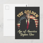 アメリカ黄金時代が始まる ポストカード (正面/裏面)