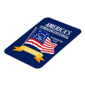 アメリカ1500年1776年～2026年アメリカ250 マグネット (左側)