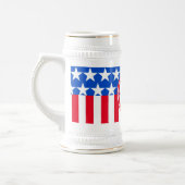 アメリカ1776年の愛国心 ビールジョッキ (左)