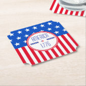 アメリカ1776年の愛国心 ペーパーコースター (アングル)