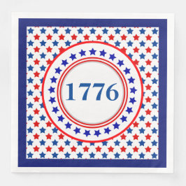 アメリカ1776紙ディナーナプキン