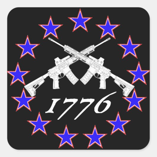 アメリカ1776 スクエアシール (正面)