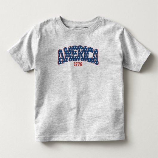 アメリカ1776 トドラーTシャツ (正面)