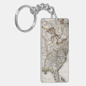 アメリカ1809年の地図 キーホルダー (正面左)