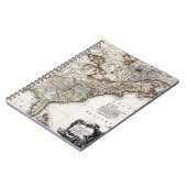 アメリカ1809年の地図 ノートブック (左側)