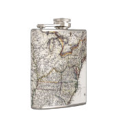 アメリカ1809年の地図 フラスク (右)