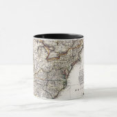 アメリカ1809年の地図 マグカップ (中央)