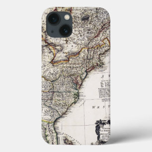 アメリカ1809年の地図 iPhone 13ケース