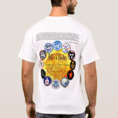 アメリカ2を目覚めて下さい Tシャツ (裏面)