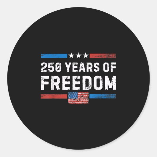 アメリカ2010年7月4日2026 250年 ラウンドシール (正面)