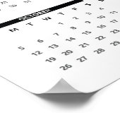 アメリカ2025年のカレンダーを取り戻すリターン ポスター (角)