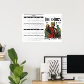 アメリカ2025年のカレンダーを取り戻すリターン ポスター (ホームオフィス)