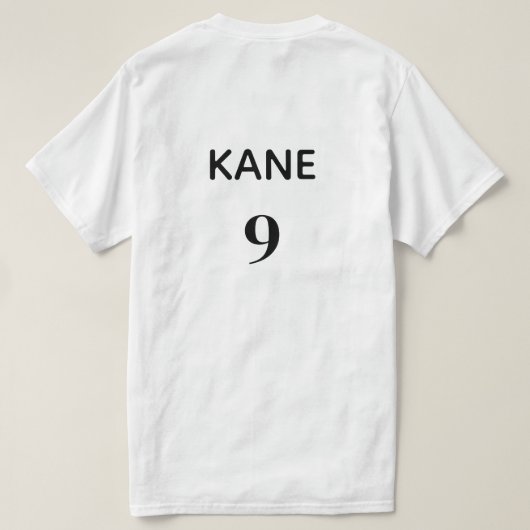 アメリカ2026年イングランド応援 三獅子ファン Tシャツ (デザイン裏面)