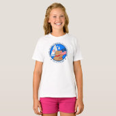 アメリカ250アナポリス・エディション 女の子半袖Tシャツ Tシャツ (正面フル)