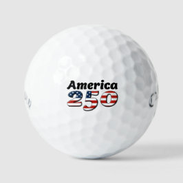 アメリカ250デザイン ゴルフボール