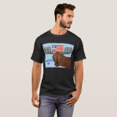 アメリカ250ヘラジカ Tシャツ (正面フル)