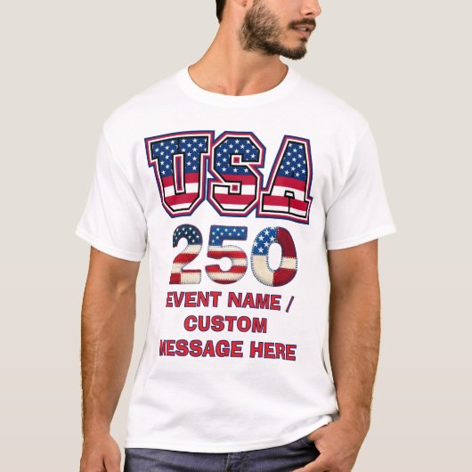 アメリカ250周年パレードフェスティバル Tシャツ (正面)