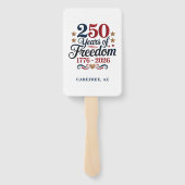 アメリカ250周年パーティー ハンドファン (裏面)