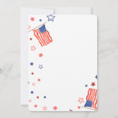 アメリカ250周年独立記念ホールガラ 招待状 (裏面)