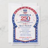 アメリカ250周年独立記念日祝賀会 招待状 (正面)