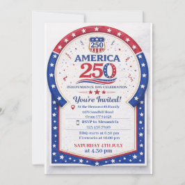 アメリカ250周年独立記念日祝賀会 招待状