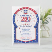 アメリカ250周年独立記念日祝賀会 招待状 (スタンド正面)