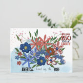 アメリカ250周年自由のお花セミクインセンテニアル 招待状 (スタンド正面)