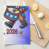 アメリカ250周年記念お土産 – 愛国心 キッチンタオル (四つ折り)