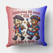 アメリカ250周年記念お土産 – 愛国心 クッション (裏面)