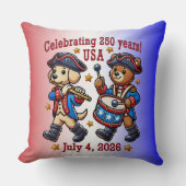 アメリカ250周年記念お土産 – 愛国心 クッション (正面)