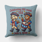 アメリカ250周年記念お土産 – 愛国心 クッション (裏面)