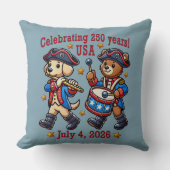 アメリカ250周年記念お土産 – 愛国心 クッション (正面)