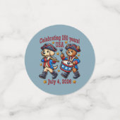 アメリカ250周年記念お土産 – 愛国心 コンフェッティ (スモール正面)