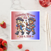 アメリカ250周年記念お土産 – 愛国心 スタンダードランチョンナプキン (インサイチュ)