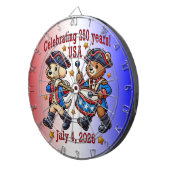 アメリカ250周年記念お土産 – 愛国心 ダーツボード (正面右)