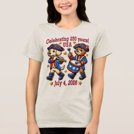 アメリカ250周年記念お土産 – 愛国心 トライブレンドTシャツ