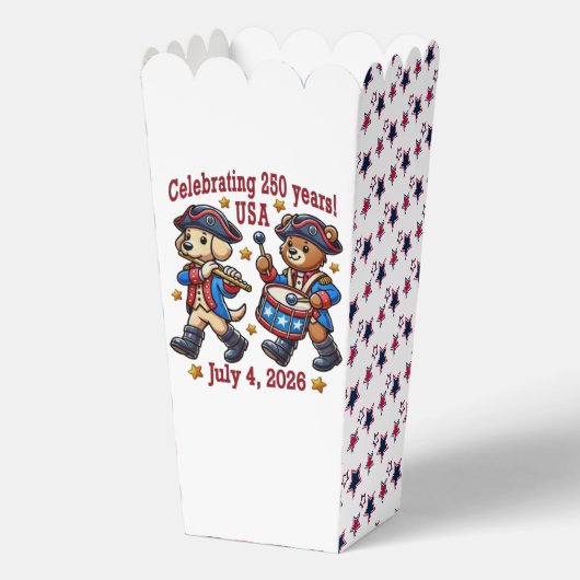 アメリカ250周年記念お土産 – 愛国心 フェイバーボックス (正面)