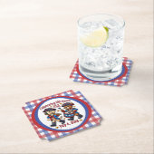 アメリカ250周年記念お土産 – 愛国心 ペーパーコースター (インサイチュ)