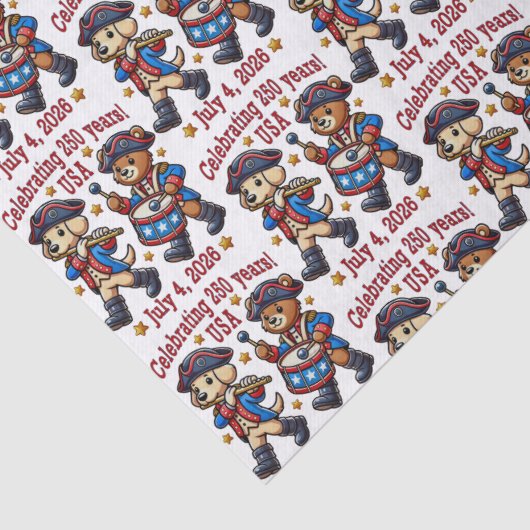 アメリカ250周年記念お土産 – 愛国心 薄葉紙 (詳細)