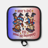 アメリカ250周年記念お土産 – 愛国心 鍋敷き (正面)