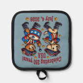 アメリカ250周年記念お土産 – 愛国心 鍋敷き (正面)